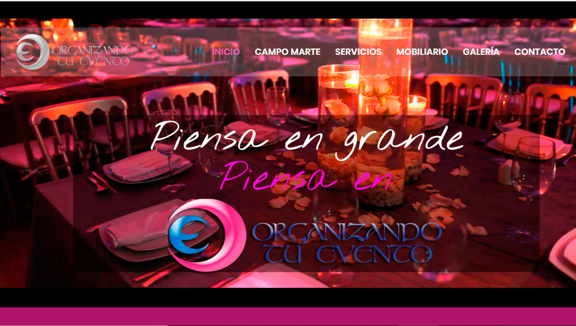 Pagina de eventos